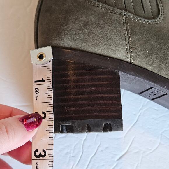 Vionic Wilma Olive Nubuck Ankle Boots Waterproof Women's Size 6 Fall Winter - Picture 12 of 12